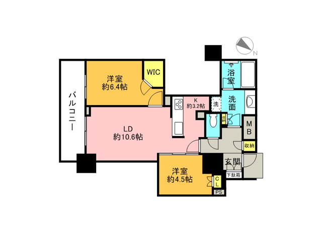 シティータワー上尾駅前 1106 埼玉県上尾市 賃貸マンション 2ldkタイプ